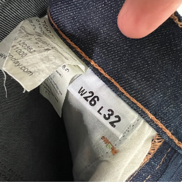 Cheap Monday high rise dark denim skinny - Picture 8 of 9